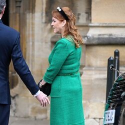 Sarah Ferguson en la Misa del Domingo de Pascua 2024 en Windsor