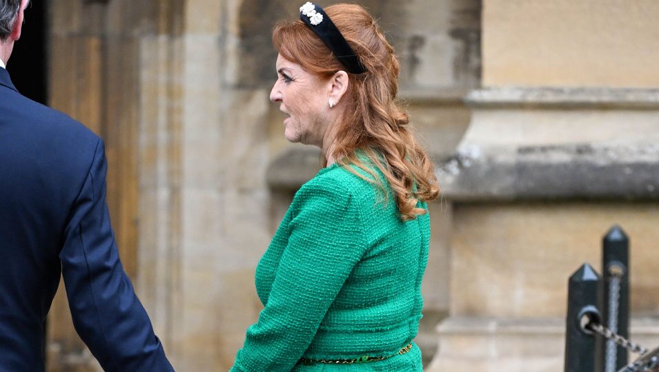 Sarah Ferguson en la Misa del Domingo de Pascua 2024 en Windsor