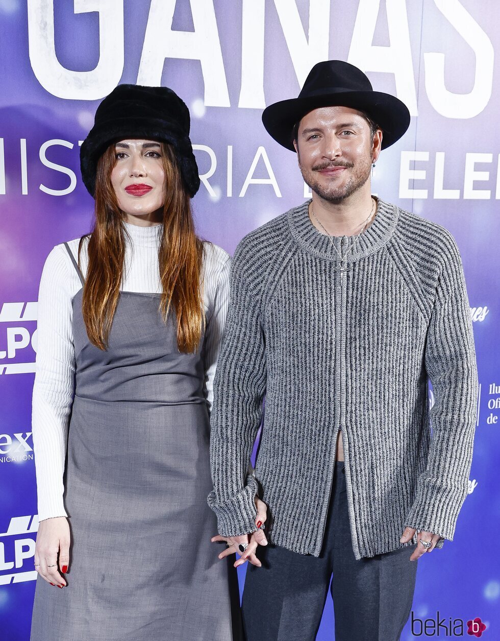 Almudena Navalón y Manuel Carrasco en el estreno de la película documental 'Mis ganas ganan'