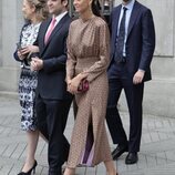 Victoria Federica, Froilán, la Infanta Elena y Juan Urdangarin en la boda de Almeida y Teresa Urquijo