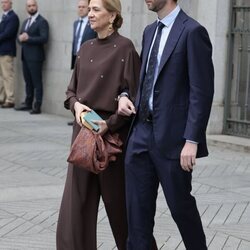 La Infanta Cristina y Juan Urdangarin en la boda de Almeida y Teresa Urquijo