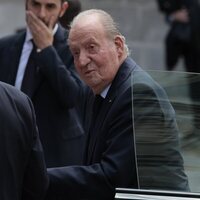 El Rey Juan Carlos en el funeral de Fernando Gómez-Acebo