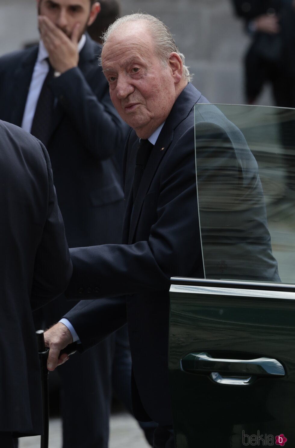 El Rey Juan Carlos en el funeral de Fernando Gómez-Acebo