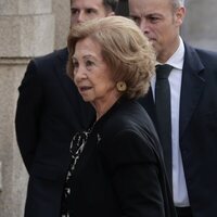 La Reina Sofía en el funeral de Fernando Gómez-Acebo