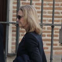 La Infanta Elena en el funeral de Fernando Gómez-Acebo