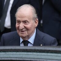 El Rey Juan Carlos tras la celebración de la misa funeral por Fernando Gómez-Acebo