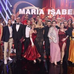 Concursantes y bailarines de 'Bailando con las estrellas' en la final