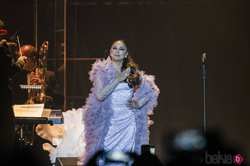 Isabel Pantoja en su concierto de Madrid en el Wizink Center