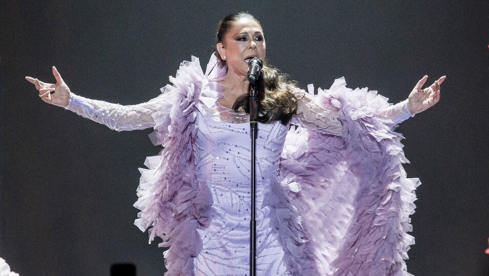 Isabel Pantoja lo da todo sobre el escenario del Wizink Center de Madrid