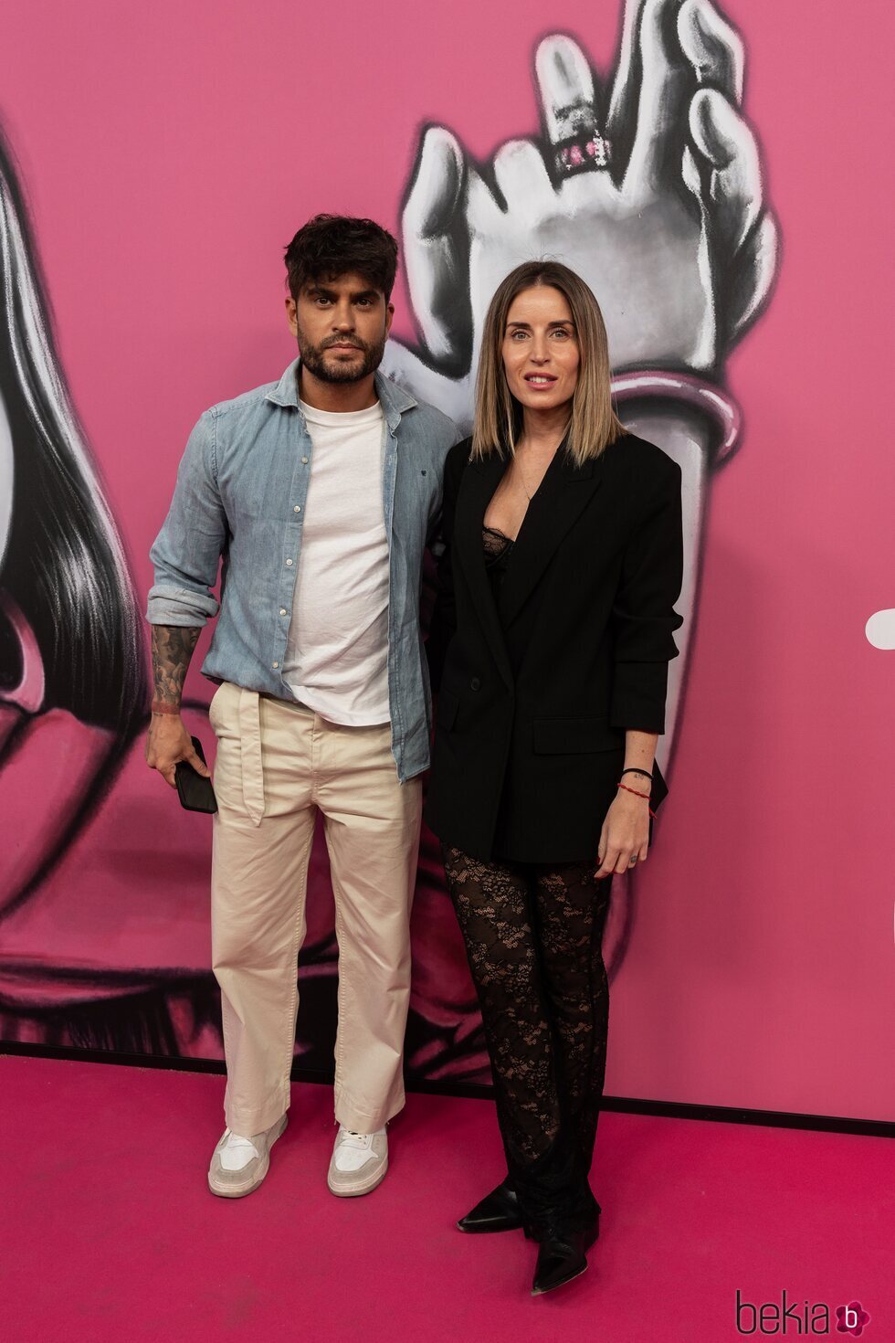 Rodri Fuertes y Marta Castro en el concierto de Isabel Pantoja en el Wizink Center de Madrid