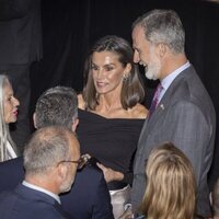 Los Reyes Felipe y Letizia en la recepción a la colectividad española en su Visita de Estado a Países Bajos