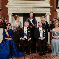 Los Reyes Felipe y Letizia con la Familia Real Holandesa en la cena de gala por su Visita de Estado a Países Bajos