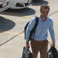 Rodolfo Sancho llegando a la quinta sesión del juicio a Daniel Sancho en Tailandia