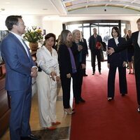 El Rey Felipe VI, Guillermo Alejandro de Holanda y Constantin de Holanda en el Foro Empresarial entre España y Países Bajos