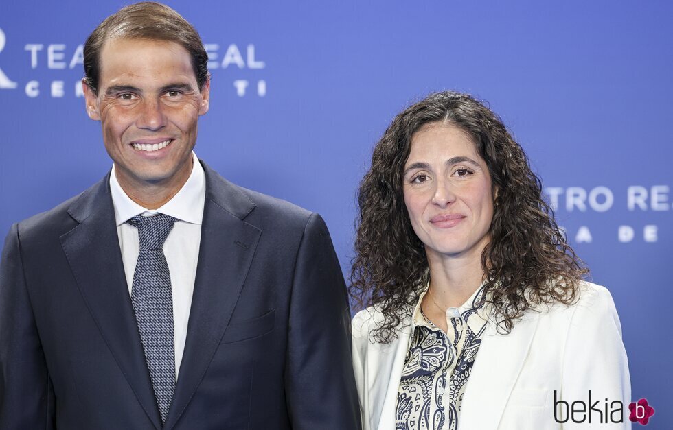 Rafa Nadal y Xisca Perelló en la celebración de los 100 años de Telefónica