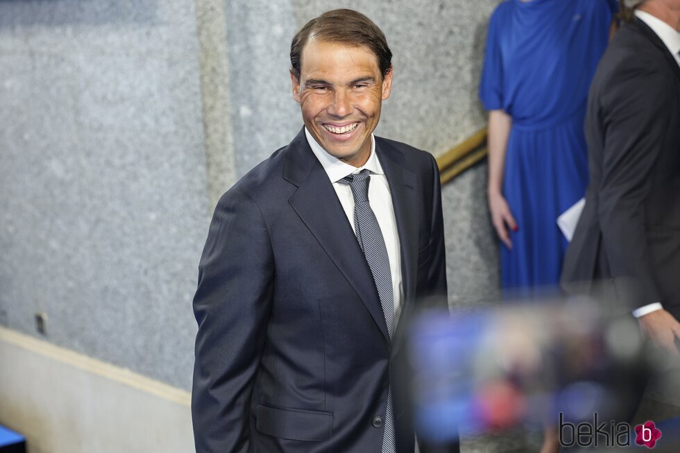 Rafa Nadal en la celebración de los 100 años de Telefónica