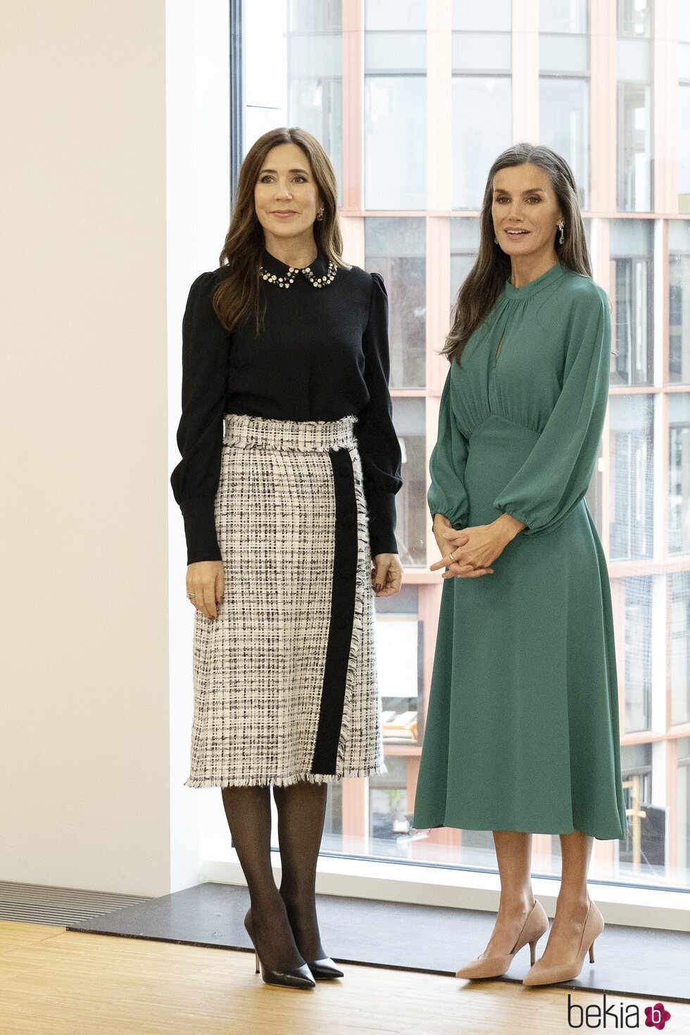 Mary de Dinamarca y la Reina Letizia en la Visita de Estado de los Reyes de España a Dinamarca