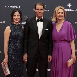 Xisca Perelló, Rafa Nadal y su madre han acudido a los Premios Laureus 2024