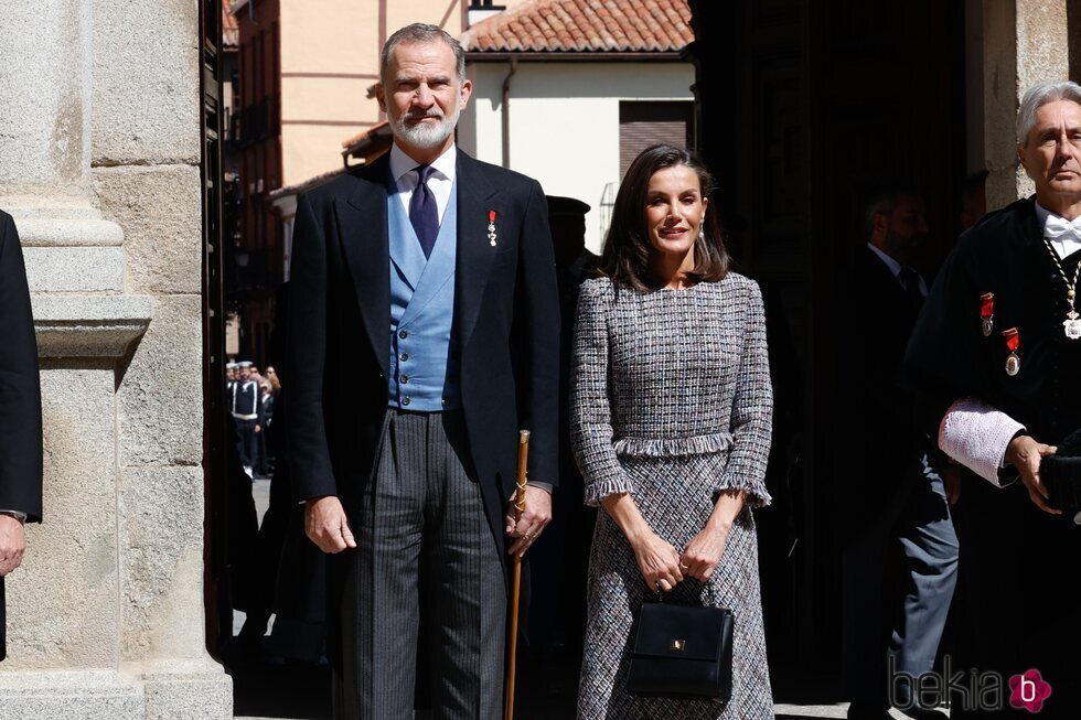 Los Reyes Felipe y Letizia en la entrega del Premio Cervantes 2023