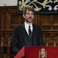 Ernest Urtasun en su discurso en la entrega del Premio Cervantes 2023