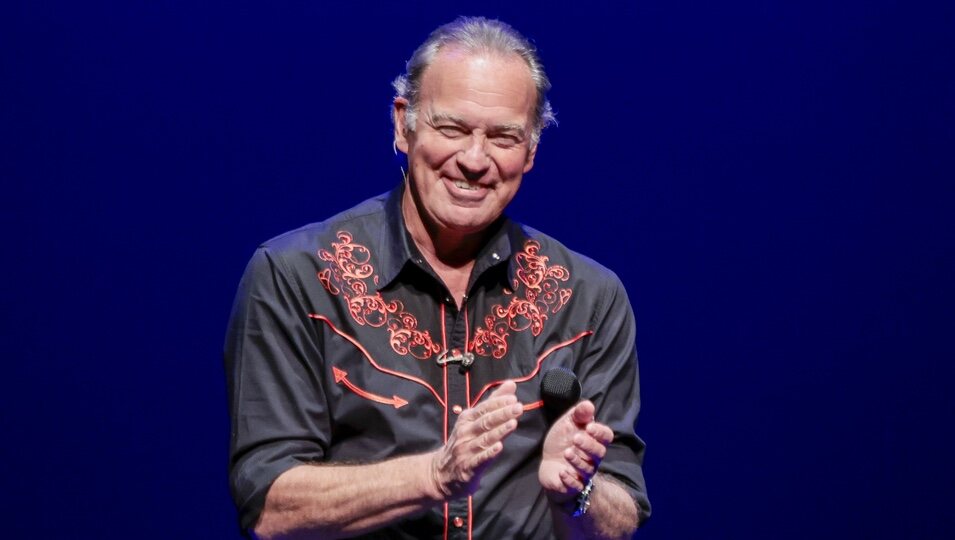 Bertín Osborne, sonriente en un concierto en Madrid