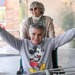 Joaquín Torres, feliz tras recibir el alta hospitalaria