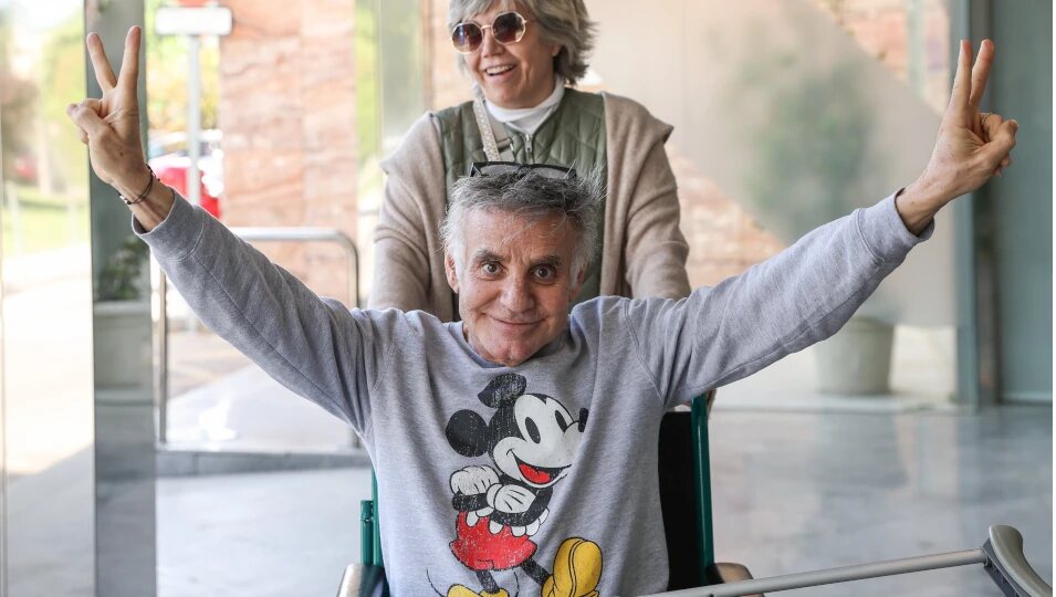 Joaquín Torres, feliz tras recibir el alta hospitalaria