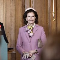 Silvia de Suecia con un ojo rojo en la Visita de Estado del Presidente de Finlandia a Suecia