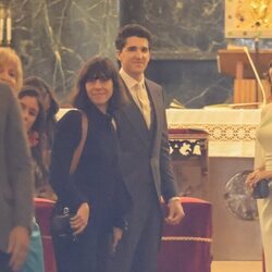 Javier García-Obregón esperando a la novia en la boda de Javier García-Obregón y Eugenia Gil