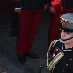 La Princesa Leonor en la jura de bandera del Rey Felipe VI en Zaragoza