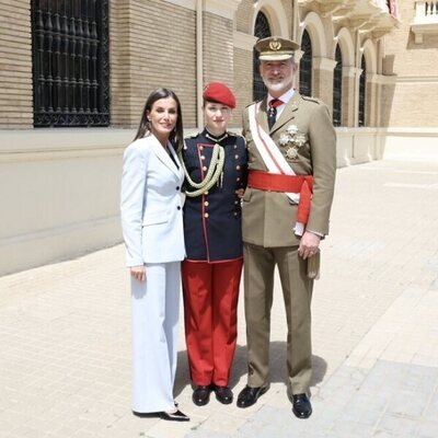 Jura de Bandera del Rey Felipe VI en Zaragoza por su 40 aniversario