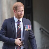 El Príncipe Harry en el servicio religioso por los 10 años de los Invictus Games