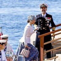 Federico y Mary de Dinamarca, cogidos de la mano en su Visita de Estado a Noruega