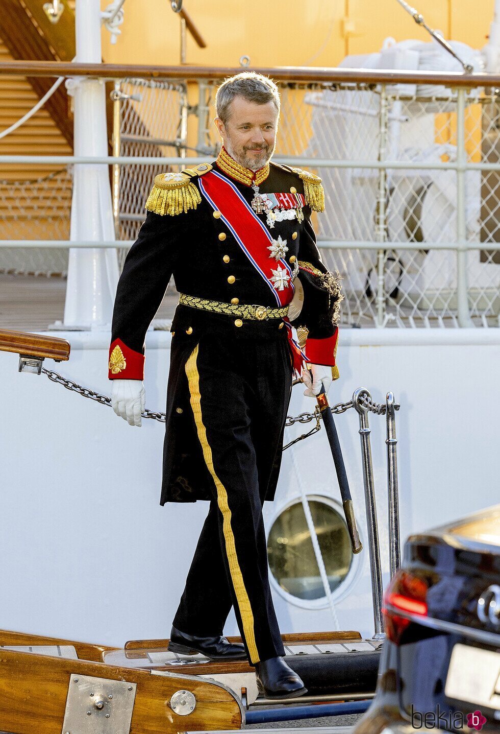 Federico de Dinamarca en la cena de gala por su Visita de Estado a Noruega