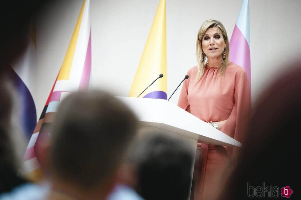 Máxima de Holanda en su discurso contra la homofobia y transfobia en el Foro IDAHOT+