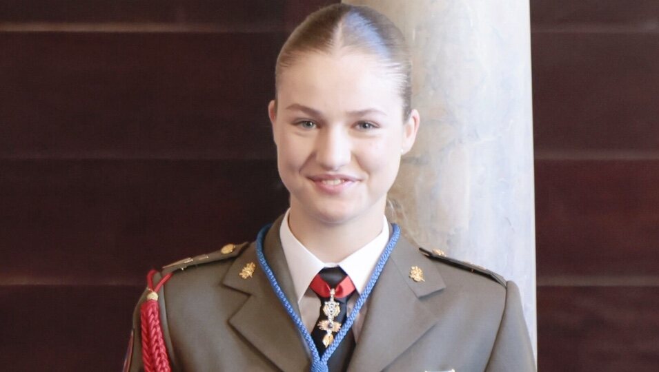 La Princesa Leonor agradece la Medalla de las Cortes de Aragón