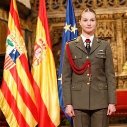 La Princesa Leonor en la entrega de la Medalla de Aragón