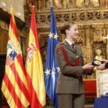 El Presidente de Aragón entrega de la Medalla de Aragón a la Princesa Leonor