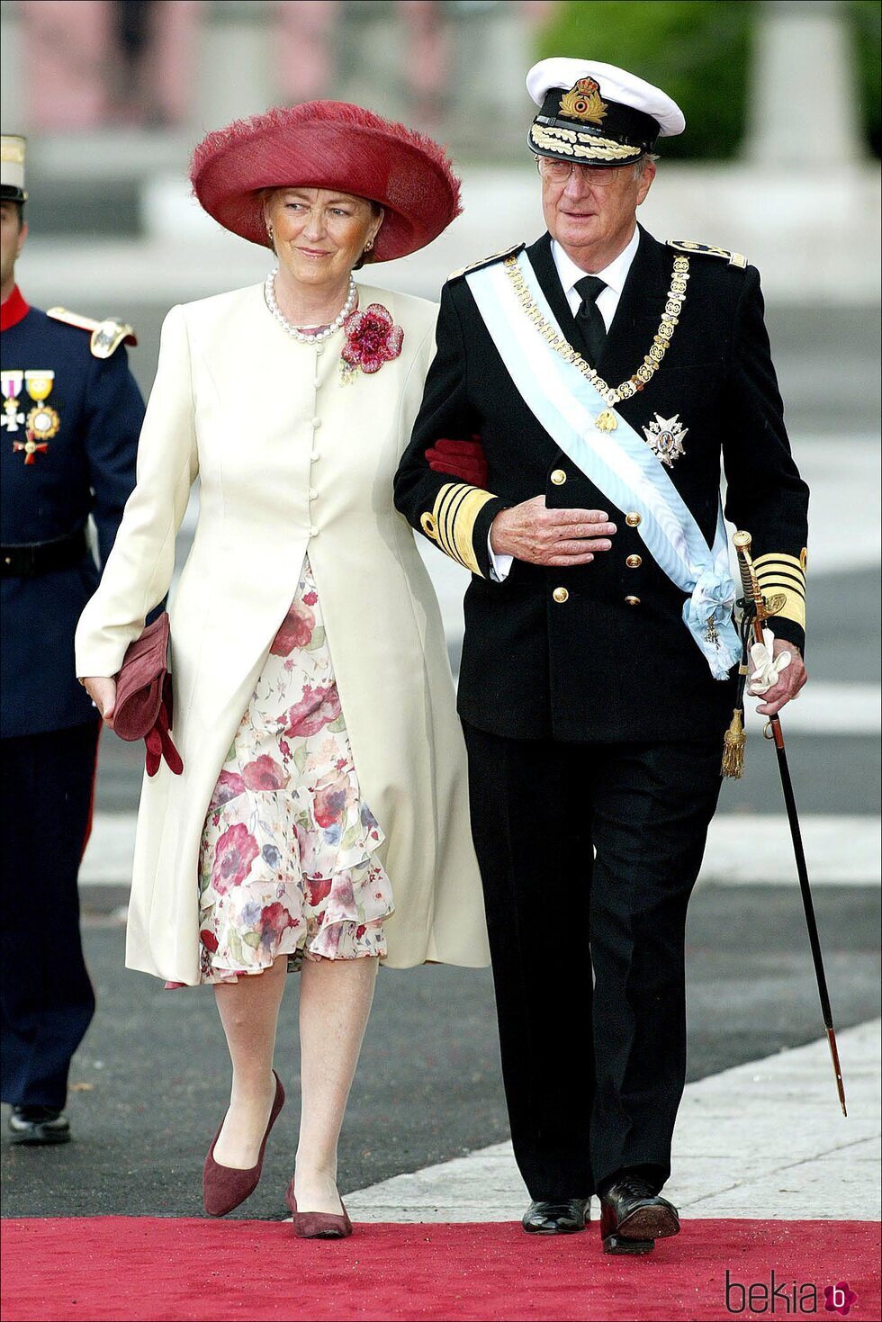 Alberto y Paola de Bélgica en la boda de Felipe y Letizia