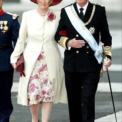 Alberto y Paola de Bélgica en la boda de Felipe y Letizia