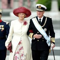 Alberto y Paola de Bélgica en la boda de Felipe y Letizia