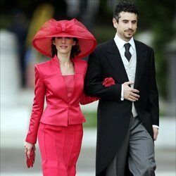 Erika Ortiz y Antonio Vigo en la boda de Felipe y Letizia