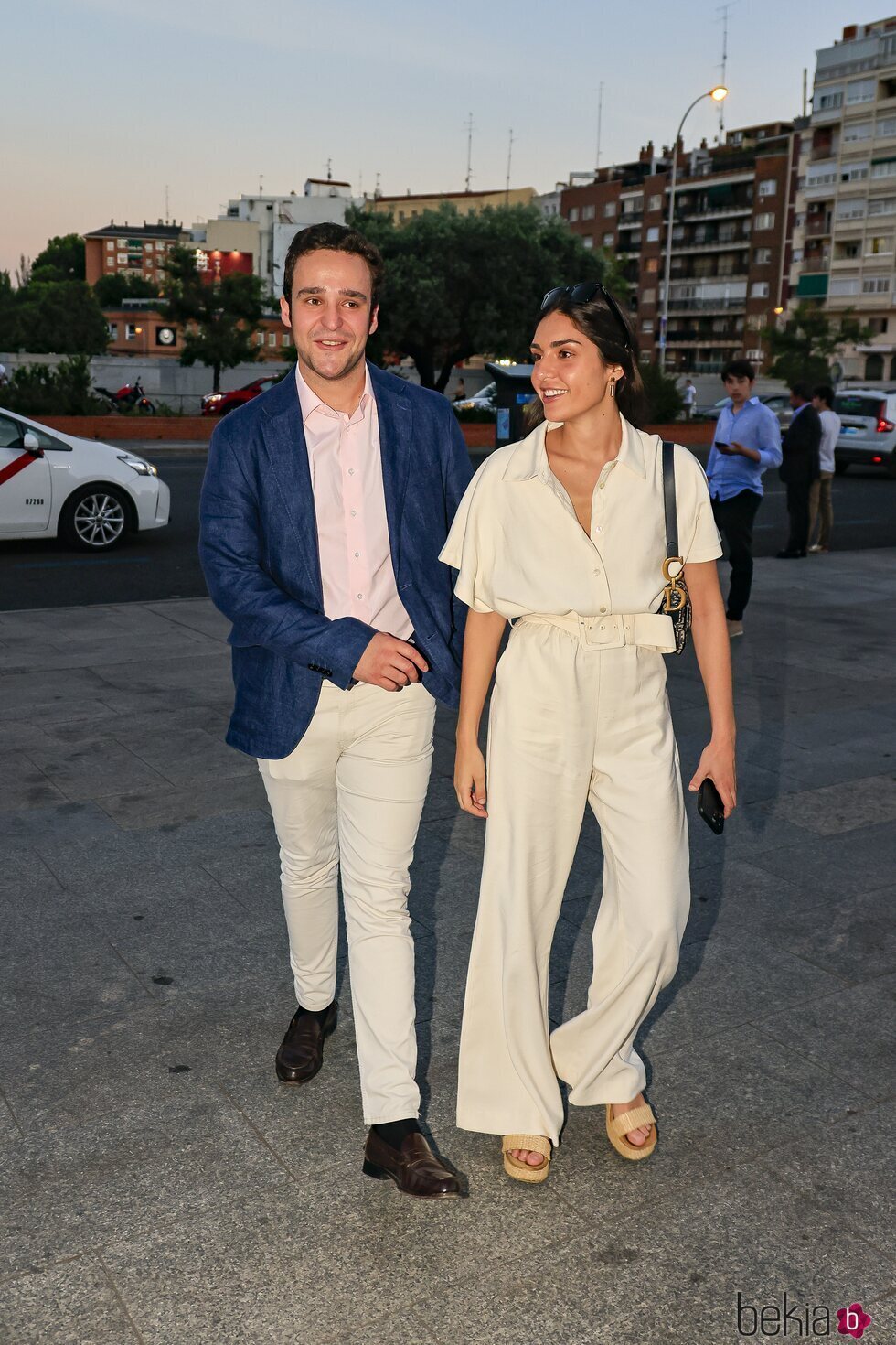 Froilán y su amiga Belén Perea en la Feria de San Isidro 2024 en Las Ventas de Madrid