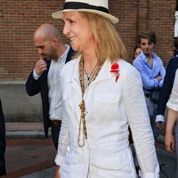 La Infanta Elena llegando a Las Ventas de Madrid en la Feria de San isidro 2024