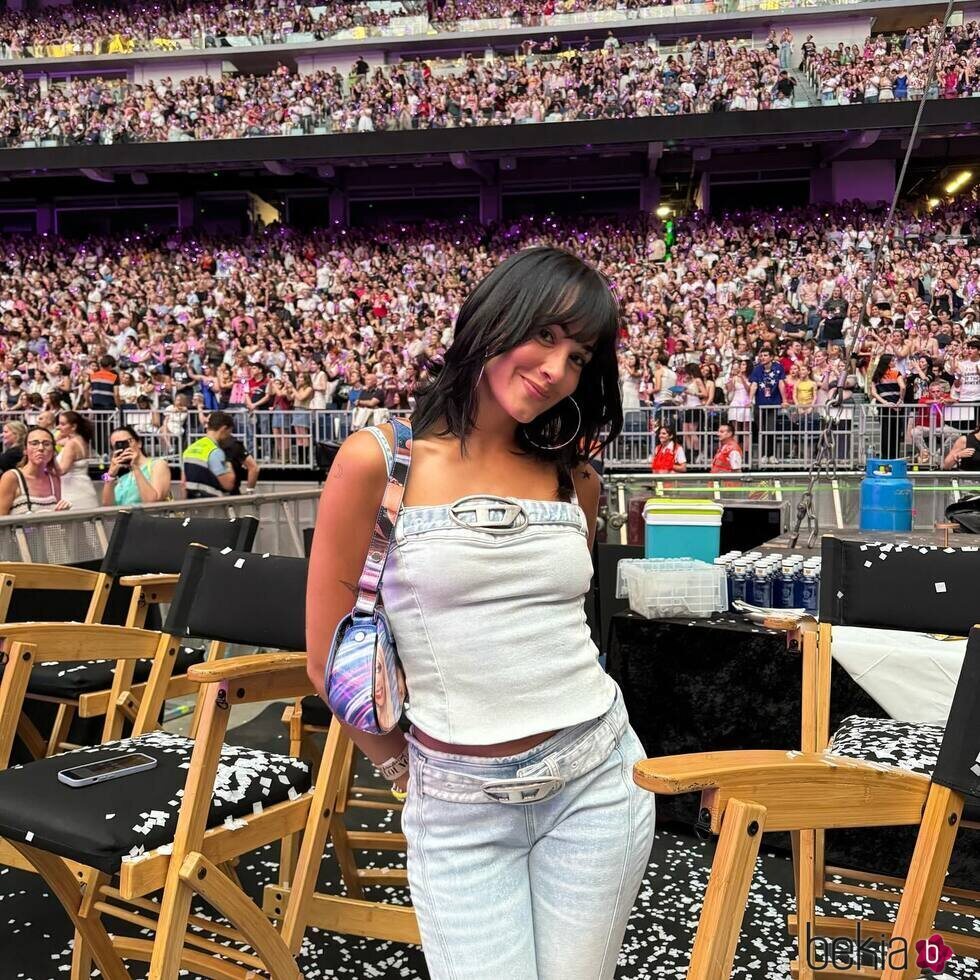 Aitana Ocaña en el concierto de Taylor Swift en Madrid