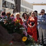 Gloria Mohedano, Ortega Cano y David Flores en el 18 aniversario de la muerte de Rocío Jurado