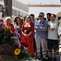 Gloria Mohedano, Ortega Cano y David Flores en el 18 aniversario de la muerte de Rocío Jurado