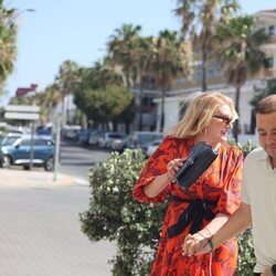 David Flores y Gloria Mohedano en el 18 aniversario de la muerte de Rocío Jurado