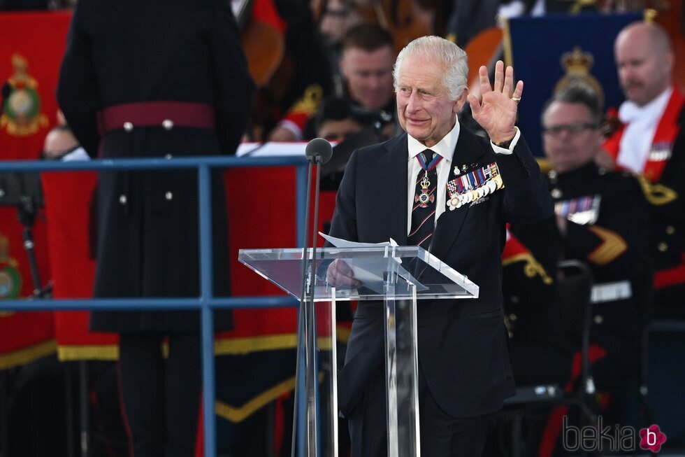 El Rey Carlos III en el 80 aniversario del Desembarco de Normandía