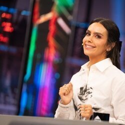 Cristina Pedroche durante una entrevista en 'El Hormiguero' presentando su libro